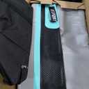 AKSPORT Gymnastics Air Mat Tumble Track Tumbling Mat Inflatable Floor Mats with Air Pump for Home Use/Tumble/Gym/Training/Cheerleading/Parkour/Beach/Park/Water (16ftx5ftx6inch, Carbon&Green)