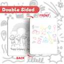 2 x White Board Dry Erase Boards Classroom Pack Mini White Boards 9" x12 Double Sided Personal Whiteboards for Students Teachers School Supplies Lapboards (Set of 6 Boards & Erasers & Pens)