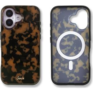 Sonix Case for iPhone 16 | Compatible with MagSafe | 10ft Drop Tested | Tortoiseshell | Brown Tort (iPhone 16, Brown Tort)