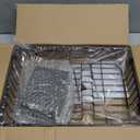 Expandable in Sink Dish Drying Rack,Small Dish Rack Over Sink with Utensil Holder,Stainless Steel Dish Drainers for Kitchen Counter,Sink Drying Rack for Small Space,14.57-20.87L x 10.24W x 2.76D