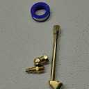 2 Way Connection Air Chuck Set - 1/4 Inch Female NPT Closed Ball Heavy Duty Dual Head and Standard Male Quick Plug Tire Air Fill Kit