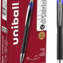 uniball Jetstream RT Retractable Ballpoint Pen, Medium Point (1.0mm), Blue, 12 Pack