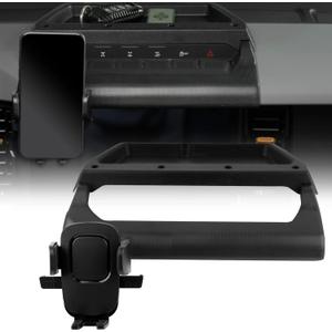 Dashboard Mobile Phone Holder for Ford Bronco, Cell Phone Mount with Tray Internal Accessories Automobile Cradles Applicable to Ford Bronco 2021 2022 2023 2/4 Doors