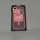 CANSHN Magnetic for iPhone 16 Case, Upgraded [Full Camera Protection] [Compatible with Magsafe] [Translucent Matte] Shockproof Protective Phone Case for iPhone 16 - Pink