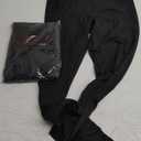 TNNZEET 3 Pack Leggings for Women - Black Tummy Control High Waisted Soft Yoga Pants for Workout Gym Running with Pockets (Small-Medium, Black/Black/Black)