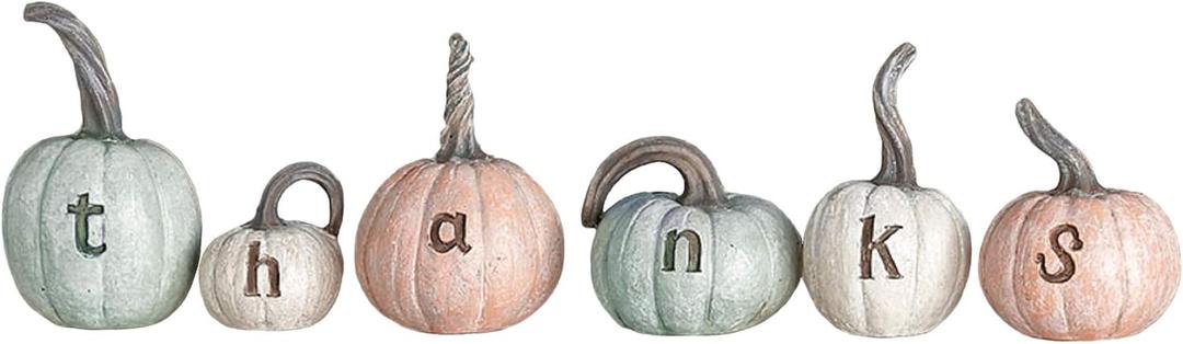 The Lakeside Collection 6-Pc. Thanks Pumpkin Set