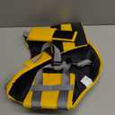 IECOii Dog Life Jacket for Swimming Boating High Visibility, Doggy Floating Vest with Sturdy Grab Handle D Ring, Reflective Adjustable Water Vests for Medium Breeds, Pool Beach Lake, Yellow, Size L (L(Chest:22.8"29.5"))