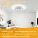 Dimmable Crystal LED Ceiling Light, 19.7" Modern Crystals Chandeliers Ceiling Lights with Remote, Adjustable Chandelier Lighting Fixtures Ceiling Mount for Dining Room Living Room Kitchen