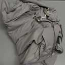 JIYUAN King Size Duvet Cover Set, 3-Piece - 100% Washed Cotton, Linen-Like Soft & Breathable with Zipper Closure, Includes 104x90 Inch Cover & 2 Pillowcases, Heathered Cream Grey