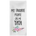 Yaya Gifts Kitchen Towels Yaya Gifts for Grandma Hand Towels Yaya Grandma Chr...