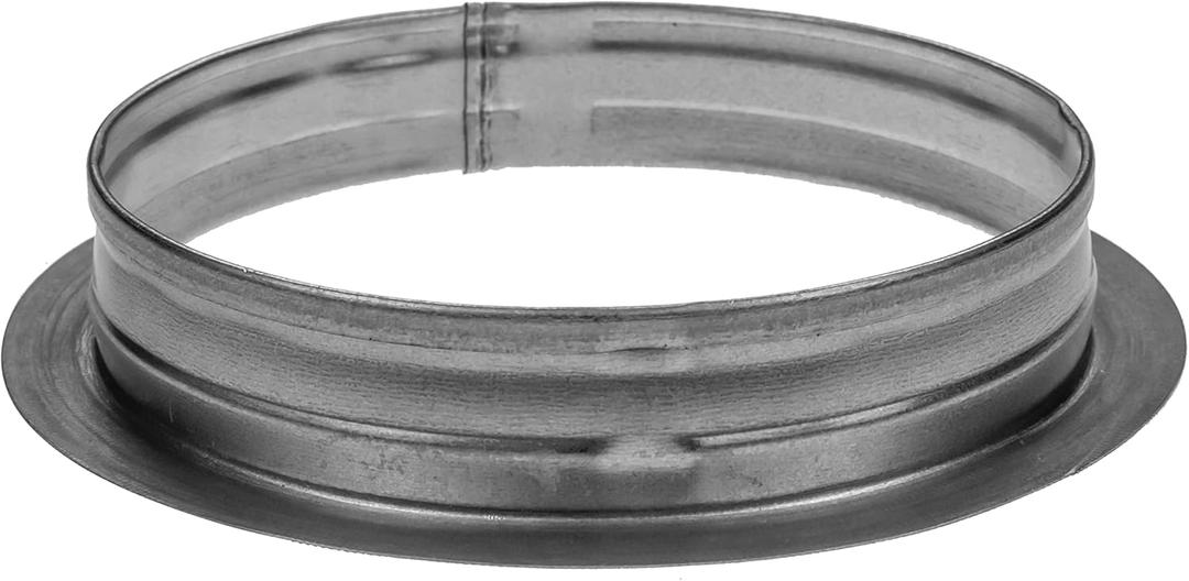 Repa Market 8'' Inch Metal Duct Connector Flange - Air Tight Vent Duct Collar - for Connecting Exhaust, Intake Flex and Straight Ducting - Heating, Cooling Universal HVAC Adapter - Home, Commercial