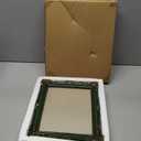 Saysmile Vintage 8x10 Picture Frame Green, Textured Antique Picture Frames with Embossed Flower Design, Ornate Frame for 8x10 Photo, Resin Antique Frames Tabletop & Wall Hanging, Home Decor