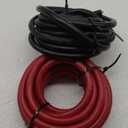 40FT 1/0 Gauge Wire Copper Clad Aluminum CCA - Primary Automotive Wire,Car Amplifier Power & Ground Cable, Battery Cable for Car Audio Speaker,Solar, Auto, RV Trailer & Marine (Black/Red - Standard)