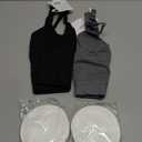 Momcozy Hands Free 2 Pack Comfortable All Day Wear Pumping and Nursing Bra in One Holding Breast Pump for Spectra, Lansinoh, Medela Size S