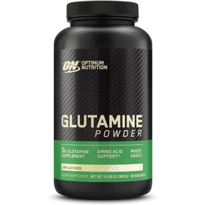 Optimum Nutrition L-Glutamine Muscle Recovery Powder, 300g, Unflavored, 58 Servings (EXP 05/12/28)