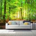 Forest Wall Murals Landscape Tree Wallpaper Mural Wall Decor for Bedroom, Living Room, Kids Room (195" x 120")
