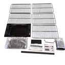 PBV5P1 Pit Boss Smoker Accessories & Hardware Kit: Cooking Grids - 5 Pieces, Support Bracket - 12 Pieces, Support Panel - 2 Pieces, Grease Tray & Brackets, Support Bracket, Water Pan, Power Cord Bracket, Heat Shield, Hardware 77550