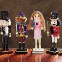 Assorted Holiday Ballet Character Nutcrackers, Set of 4, 10 Inches