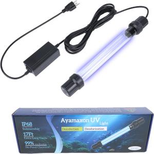 32W UV Submersible Aquarium Light for 100-2000 GallonAquarium UV Light Water Clarifier for Pond, Pool, Hot Tub & Cold Plunge with Fish Tank Control 32W UV Submersible Aquarium Light for 100-2000 GallonAquarium UV Light Water Clarifier for Pond, Pool, Hot Tub & Cold Plunge with Fish Tank Control