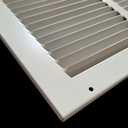 Fits 16x25 Duct Opening | Steel Return Air Grille by Handua | Vent Cover Grill for Sidewall and Ceiling | White | HVAC Cold Air Intake Grille | Outer Dimensions: 17.75"W X 26.75"