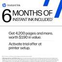 HP DeskJet 2923 Wireless All-in-One Color Inkjet Printer, Scanner, Copier, 6 Month Trial of Instant Ink Included, AI-Capable (B18JWA)