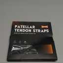 GOUNOD Patellar Tendon Support Strap 2 Pack,Silicone Knee Strap for Knee Pain Relief,Patella Band for Basketball, Jumpers Knee, Tendonitis, Running, Hiking, Soccer, Osgood Schlatter Black