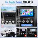Naifay Android Car Radio for Toyota Tundra 2007-2013 Toyota Sequoia 2008-2018 Stereo, 10.1inch IPS Touch Screen for Toyota Tundra Car Stereo with Carplay Android Auto Bluetooth GPS WiFi FM