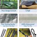 Sunyear Hammock Camping with Rain Fly Tarp and Net, Portable Camping Hammock Double Tree Hammock Outdoor Indoor Backpacking Travel & Survival, 2 Tree Straps,100% Waterproof