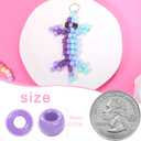8000+ pcs Pastel Pony Beads for Bracelet Multi-Colored Making Beads Bulk for Hair Braiding DIY Crafts Kandi Jewelry Key Chains and Ornaments Decorations,10 Assorted Colors,Boxed (Macaron, 6 * 9)