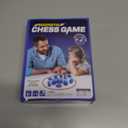 Magnetic Chess Game, Magnet Games with Stones, Puzzle Strategy Family Games, Portable Board Games, Fun Tabletop Multiplayer Chess Game (Blue)