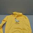 Silly Goose on the Loose, Funny Goose wearing a Cowboy Hat Pullover Hoodie, Size S