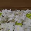 6ft Tall Cherry Blossom Artificial Tree, Handmade White Cherry Tree, Fake Flower Faux Silk Leaves Plant, Artificial Plants for Home Office Indoor Outdoor Party Wedding Christmas Decor