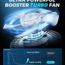 ChillCore RGB Gaming Laptop Cooling Pad with 5.5" Turbo Fan, Rapid Cooling for 15.6-19.3" Laptops, Variable Speed Control, 7 Adjustable Heights - K1 5V RGB