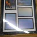 iRahmen 4x6 Collage Picture Frames,Fits Five 4x6,Wood Tempered Glass Black, Five 4X6 in
