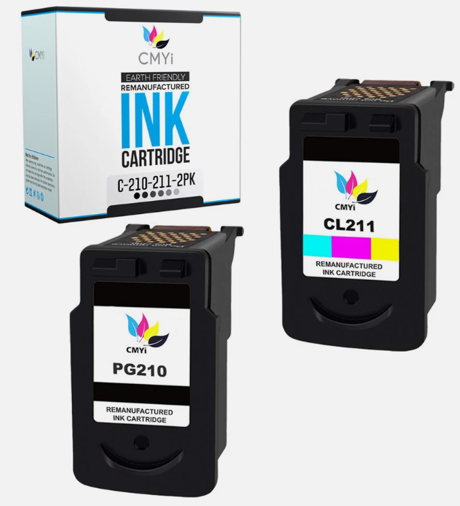 Data Products Remanufactured Inkjet Cartridges Canon PG-210/CL-211 Combo Pack