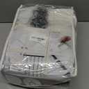 Extra Wide Pinch Pleat Thick Linen Sheer Curtains 96 Inches Long for Living Room, Cream Beige Viral Bedroom Curtain 2 Panels Set Light Filtering Farmhouse Window Drape Privacy Ceiling Track 70"W x96"L (Birch)