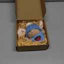 Mini Bunny Hug Cute Easter Gift Plush 2025 Bunny in a Box Hugs Positive Bunny Stuffed Animal Rabbit Soft Floppy Easter Ideas Bunnies Basket Stuffers Doll Emotional Support Inspirational Gifts 