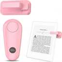 Page Turner for Kindle, Remote Control Clicker for Kindle Paperwhite Colorsoft Accessories, Clicker Page Turner for iPad Tablets Reading Novels Taking, Pink