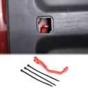 Car Tailgate Emergency Locks Holder Compatible with Toyota FJ Cruiser 2007-2021+, Tailgate Lock Switch Bracket, Rear Door Panel Forced Door Opening Switch Bracket Installation Replacement Accessories