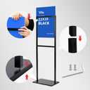 YIYO Sign holder floor stand, heavy Duty Pedestal poster stand for display,2228 inch slide-in double sided poster sign holder floor standing Display Advertising (2228)
