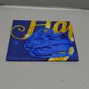 KatchOn, Blue and Gold 40th Happy Birthday Banner - XtraLarge, 72x44 Inch | Backdrop Banner For 40th Birthday Decorations | Blue And Gold Party Decoration