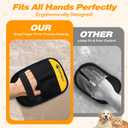 NSVNSV Pet Hair Removal Gloves, Ease of Removal Electrostatic Cat Dog Hair Remover Glove, Reusable Magic Brush Pet Hair Remover Tool for Clothing, Carpet, Sofa Gaps, Car Seat, Yellow, 2PCS