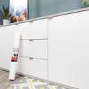 Decotalk 30"x120" White Contact Paper Peel and Stick White Wallpaper Self Adhesive Contact Paper for Cabinets Decorative Matte Wallpaper for Walls Removable Solid Color Wall Vinyl Wrap Thick Film