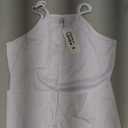 Post Mastectomy Shirts with Drain Pockets Breast Surgery Mastectomy Camisole Top with Hook and Loop Closure (Medium, White)