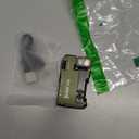 WUBEN G5 Rechargeable EDC Flashlight, Powerful RGB Flashights, 400 Lumens Portable Flat Mini Flashlights, Waterproof Multi-Mode Magnetic Small Keychain Flashlight for Camping, Emergency (Green)