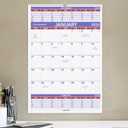 AT-A-GLANCE 2026 Wall Calendar, 15-1/2" x 22-3/4", Large, 3-Month Reference (PM62826)