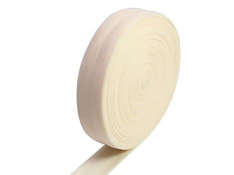 20mm Fold Over Elastic 10 Yards 3/4 inch Ivory White Wide Flat Stretch Elastic Ribbons for Sewing Waistband-Headbands Baby Girl Head Ties-DIY Crafts & Projects Supplies