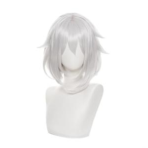Servelove Character Cosplay Wig For Game Characters White Short Wig Costume Wigs Unisex Anime Play Halloween Christmas Party