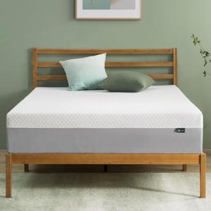ZINUS 10 Inch Green Tea Essential Memory Foam Mattress [New Version], Queen, Fiberglass Free, Medium Feel, Breathable Airflow Memory Foam, Certified Safe Foams & Fabric, Mattress in A Box (White)