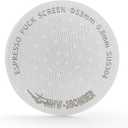 MHW-3BOMBER 54mm Puck Screen - 0.8mm Espresso Puck Screen - Metal Reusable Coffee Filter for Breville Sage 54mm Portafilter Basket - Double-layer Espresso Screen FG5591M-OS (53mm, Silver)